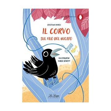 Il corvo sul filo del bucato