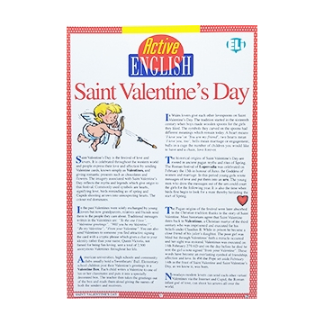 Active English St. Valentine's Day